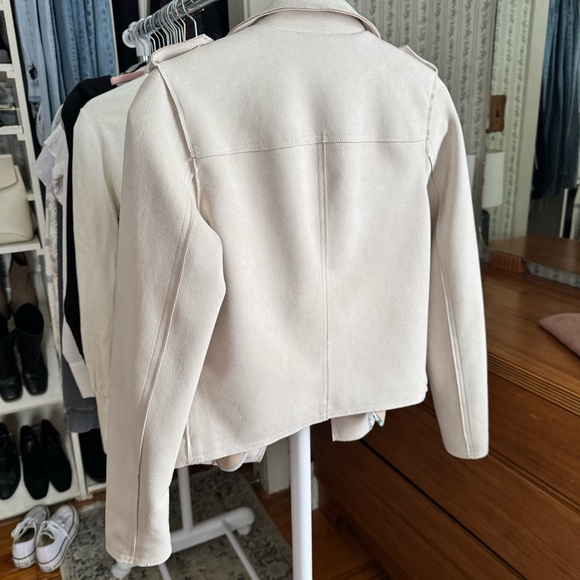 Philosophy Cream Suede Jacket - Picture 5 of 9